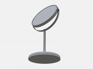 Double-sided Rotating Make-up Mirror 3D Model