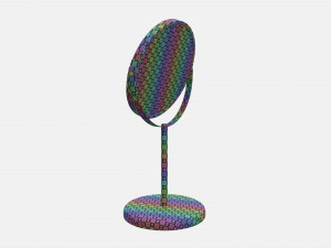 Double-sided Rotating Make-up Mirror 3D Model