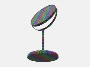 Double-sided Rotating Make-up Mirror 3D Model