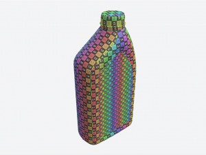 Engine Oil Bottle Mockup 3D 模型