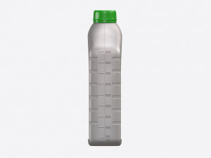 Engine Oil Bottle with Scale Mockup 3D Model