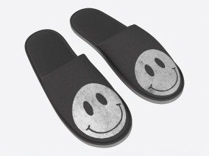Foam Padded Home Slippers 3D 모델