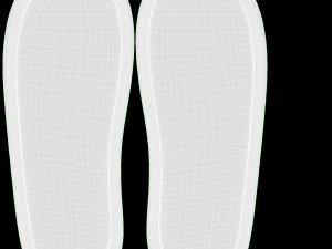 Foam Padded Home Slippers 3D Model