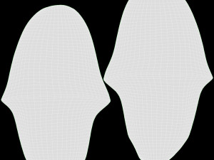 Foam Padded Home Slippers 3D Модель