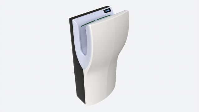 High Speed Airflow Hand Dryer 3D मॉडल .c4d .max .obj .3ds .fbx .stl .blend 