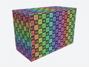 Large Children 3-drawer Dresser Modèle 3D
