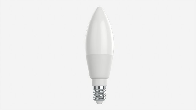 Led Bulb Smart Type A60 3D Model .c4d .max .obj .3ds .fbx .stl .blend 