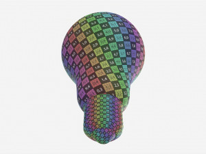 Led Bulb Type A67 Model 3D