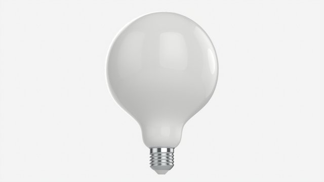 Led Bulb Type G120 Model 3D .c4d .max .obj .3ds .fbx .stl .blend 