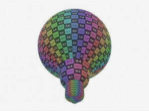 Led Bulb Type G120 Model 3D