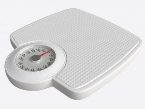 Mechanical Bathroom Weighing Scales 3D Модель