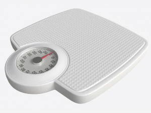 Mechanical Bathroom Weighing Scales 3D Model