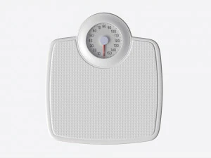 Mechanical Bathroom Weighing Scales 3D Model
