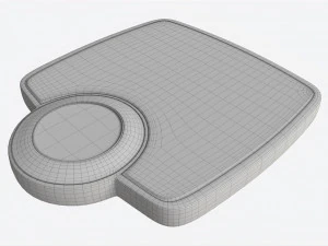 Mechanical Bathroom Weighing Scales 3D Model