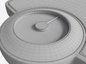 Mechanical Bathroom Weighing Scales 3D Модель