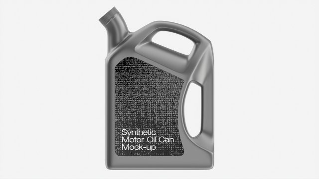 Motor Oil Bottle Mockup 3D Model .c4d .max .obj .3ds .fbx .stl .blend 