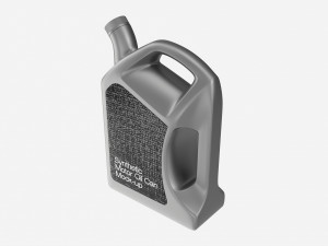 Motor Oil Bottle Mockup 3D Model