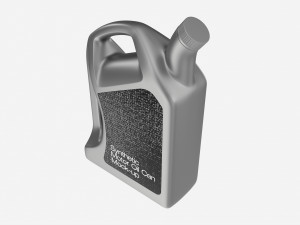 Motor Oil Bottle Mockup 3D Model