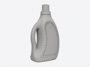 Plastic Bottle with Handle Mockup 01 Modello 3D