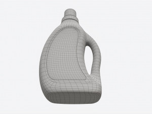 Plastic Bottle with Handle Mockup 01 Modello 3D