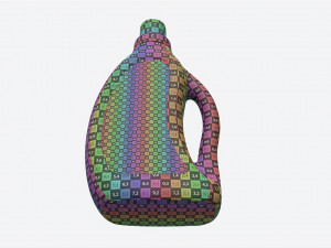 Plastic Bottle with Handle Mockup 01 Modello 3D