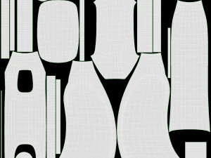 Plastic Bottle with Handle Mockup 01 3D Model