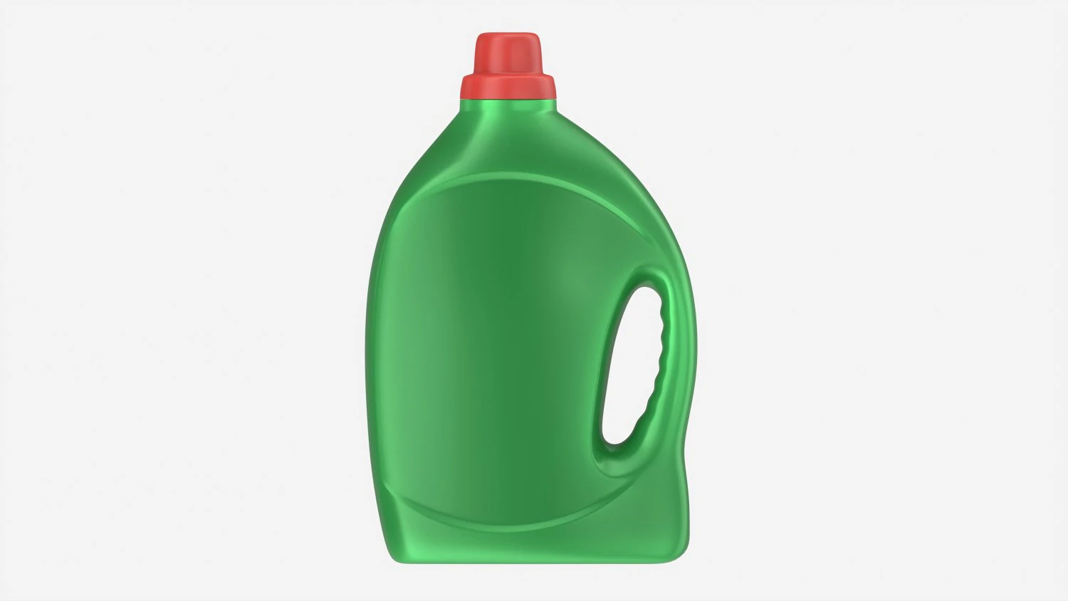 Plastic Bottle with Handle Mockup 02 3D Model .c4d .max .obj .3ds .fbx .stl .blend 