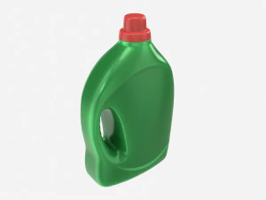 Plastic Bottle with Handle Mockup 02 3D Model