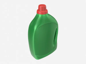 Plastic Bottle with Handle Mockup 02 3D Model