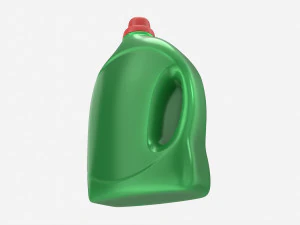 Plastic Bottle with Handle Mockup 02 3D Model