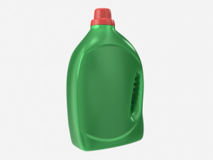 Plastic Bottle with Handle Mockup 02 Modelo 3D