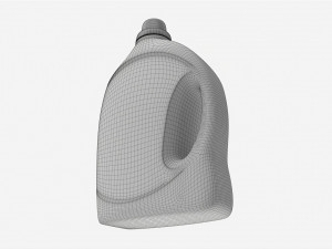 Plastic Bottle with Handle Mockup 02 Modelo 3D