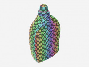 Plastic Bottle with Handle Mockup 02 Modelo 3D