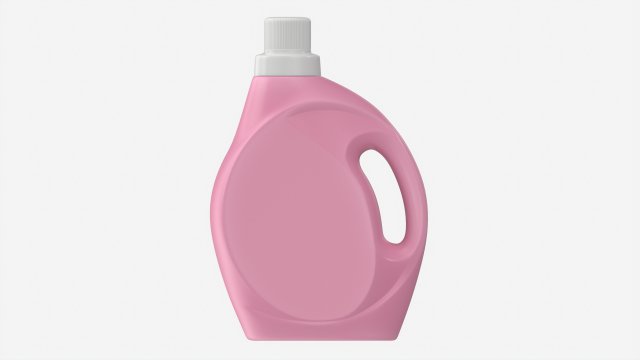 Plastic Bottle with Handle Mockup 03 3D Model .c4d .max .obj .3ds .fbx .stl .blend 