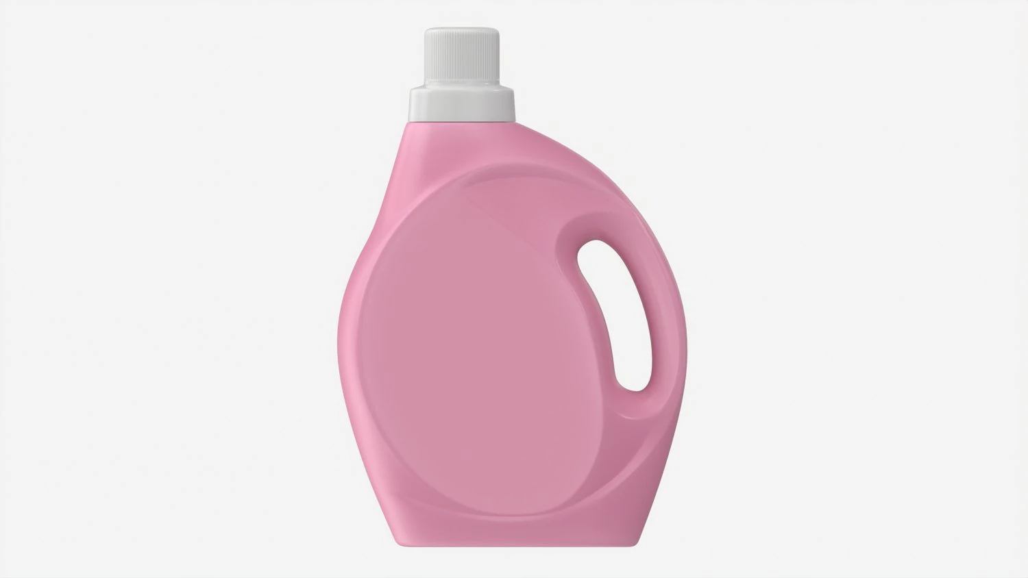 Plastic Bottle with Handle Mockup 03 3D Model .c4d .max .obj .3ds .fbx .stl .blend