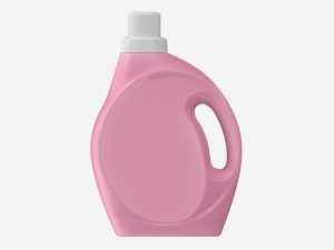 Plastic Bottle with Handle Mockup 03 Modelo 3D