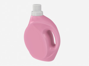 Plastic Bottle with Handle Mockup 03 3D Model