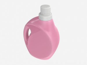 Plastic Bottle with Handle Mockup 03 3D Model