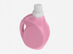 Plastic Bottle with Handle Mockup 03 3D Model