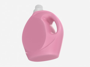 Plastic Bottle with Handle Mockup 03 3D Model