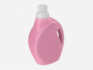 Plastic Bottle with Handle Mockup 03 3D Model