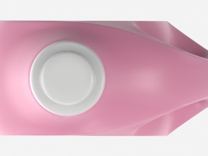 Plastic Bottle with Handle Mockup 03 3D Model