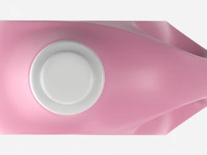 Plastic Bottle with Handle Mockup 03 3D Model