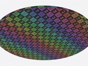 Round Patterned Bath Mat 3D Model