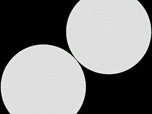 Round Patterned Bath Mat 3D Model