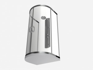 Semicircular Shower Enclosure 3D मॉडल