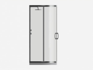 Semicircular Shower Enclosure 3D मॉडल