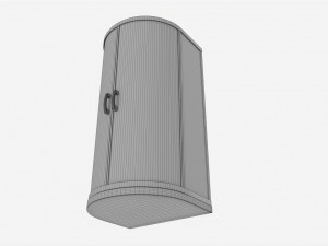 Semicircular Shower Enclosure 3D मॉडल