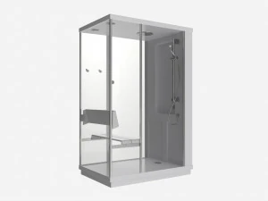 Shower-steam Two People Cabin 3D Model