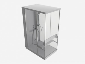 Shower-steam Two People Cabin Modelo 3D